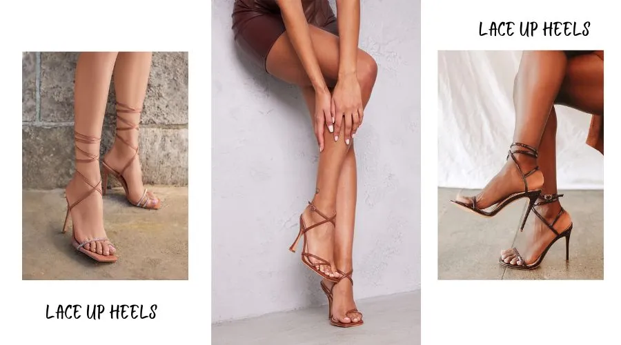 Lace up heels