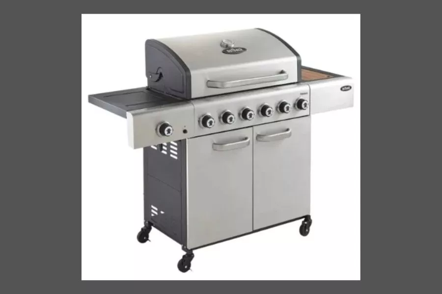 Outback Meteor 6-Burner Hybrid Gas Barbecue