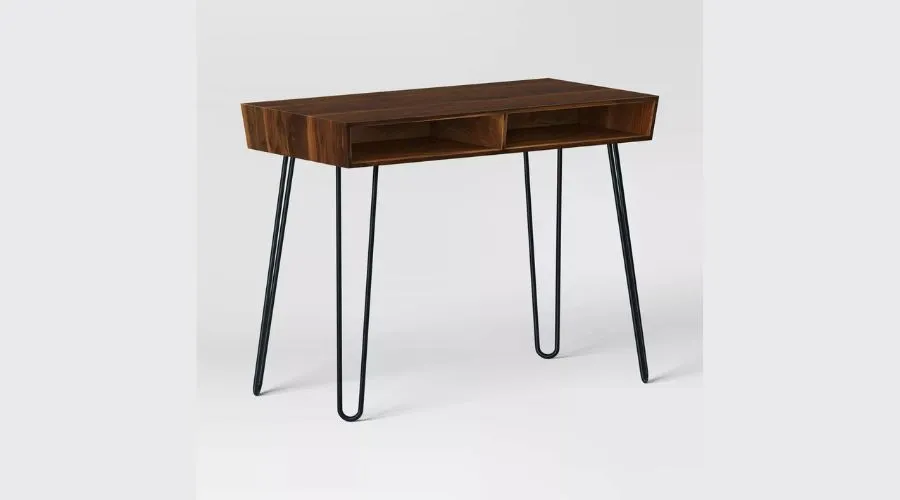 Hairpin Writing Desk with Storage
