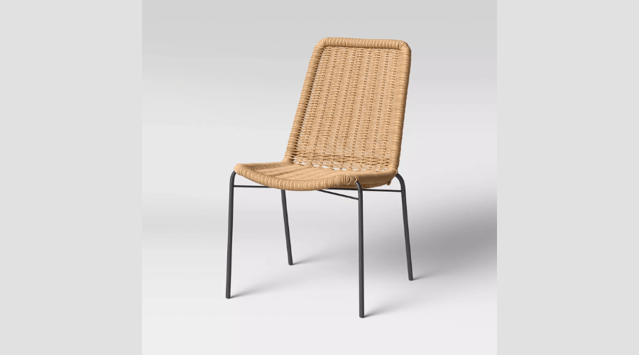Wicker Stack Outdoor Patio Dining Chair 