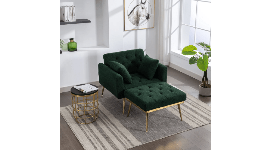 Modern Accent Chair with 3 Positions Adjustable Backrest | Thesinstyle