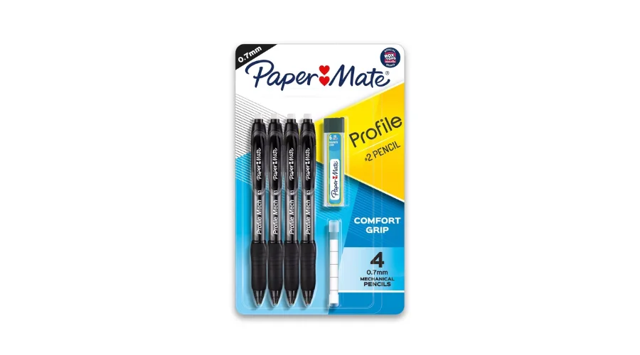 Paper Mate Profile 4pk #2 Mechanical Pencils with Eraser & Refill | TheShinStyle