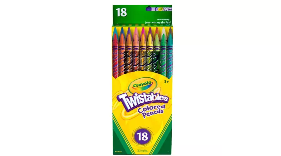 Crayola Twistable Colored Pencils 18ct 
