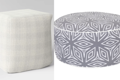 outdoor pouf ottoman | Thesinstyle