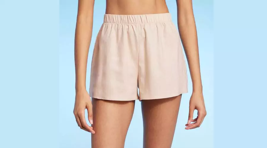 Women's Pull-On High Waist Cover Up Shorts