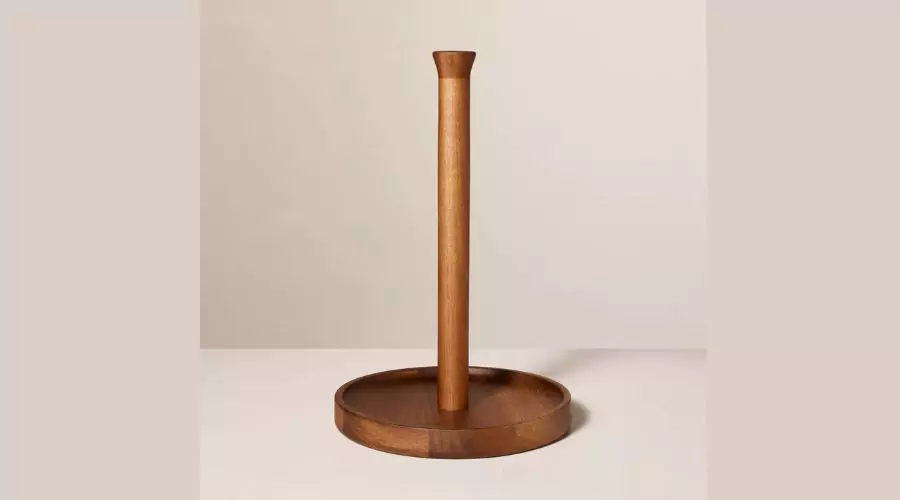 Wooden Paper Towel Holder Brown - Hearth & Hand with Magnolia
